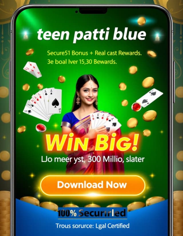 Teen Patti Blue Banner